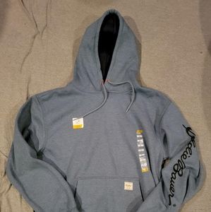 Eddie Bauer Workwear Hoodie L Blue New with Tags